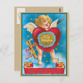 Cupid Shot rechtstreeks naar mijn hart  Briefkaart (Voorkant / Achterkant)