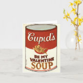 Cupid Soup Valentijn Kaart (Gele Bloem)