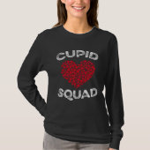 Cupid Squad T Shirt Family and Couples Valentines  (Voorkant)