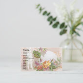 Cupid Statue en Flowers Victoriaans handelskaart Visitekaartje (Staand voorkant)