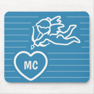 Cupid Strikes aangepast monogram mousepad Muismat