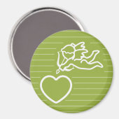 Cupid Strikes aangepaste magneet (Voorkant / Achterkant)