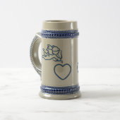 Cupid Strikes aangepaste mok - kies stijl, kleur (Voorkant links)