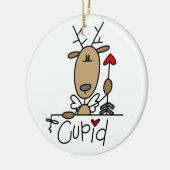 Cupid the Reindeer Kerstkeepomwille Ornament (Links)