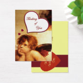 Cupid Thinking of You Gift Label Visitekaartje (Bureau)