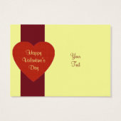 Cupid Thinking of You Gift Label Visitekaartje (Achterkant)