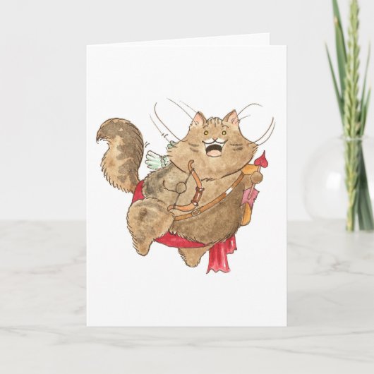 Cupid Tommy Valentijn Feestdagen Kaart (Voorkant)