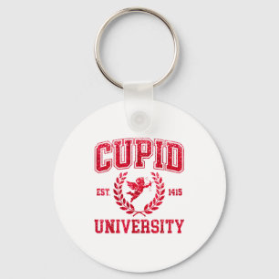 Cupid Universiteit Grappige Valentijnsdag Schattig Sleutelhanger
