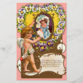 Cupid Valentijn Day Briefpapier (Voorkant)