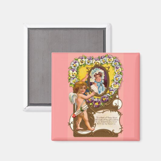 Cupid  Valentijn Day Magneet (Voorkant / Achterkant)