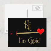 Cupid Valentijn Feestdagenkaart (Voorkant / Achterkant)