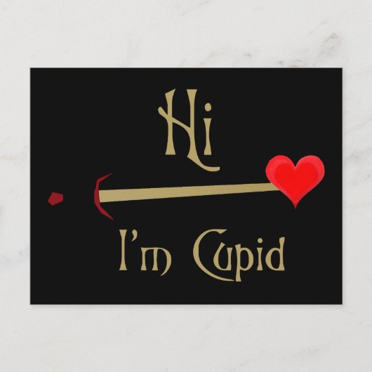 Cupid Valentijn Feestdagenkaart (Voorkant)