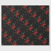 CUPID VALENTIJN red and black LOVE WRAPPER PAPER Cadeaupapier (Vlak)