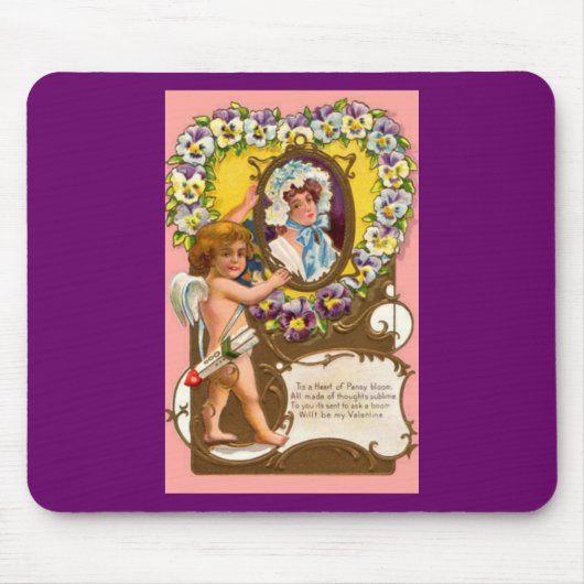 Cupid  Valentijnse Mousepad Muismat (Voorkant)