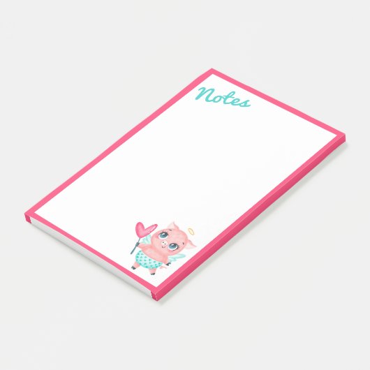 Cupid Varken Post-It Notities Post-it® Notes (Schuin)