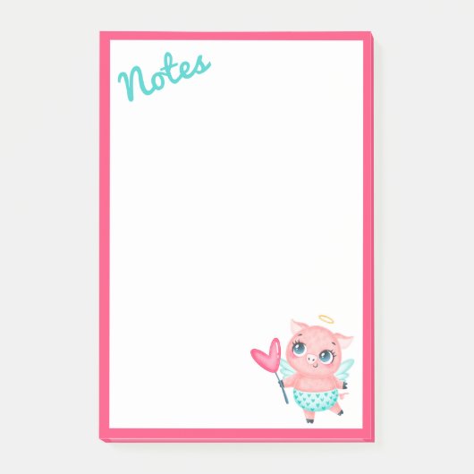 Cupid Varken Post-It Notities Post-it® Notes (Voorkant)
