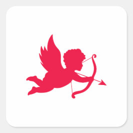 Cupid Vierkante Sticker