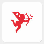 Cupid Vierkante Sticker (Voorkant)