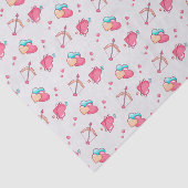 Cupidboog Pijl Liefdeshart Patroon Valentijnsdag Tissuepapier (Detail)