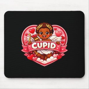 Cupido Afro-Amerikaanse Valentijn Muismat