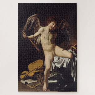 Cupido als Victor (Amor Vincit Omnia) door Caravag Legpuzzel
