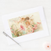 Cupido Angel I Rechthoek Sticker (Envelop)