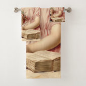 Cupido Angel schrijft een liefdesbrief Bad Handdoek (Insitu)