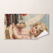 Cupido Angel schrijft een liefdesbrief Bad Handdoek (Handdoek)