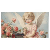 Cupido Angel schrijft een liefdesbrief Kussensloop (Voorkant)