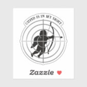 Cupido Anti Valentijnsdag  Sticker (Vel)