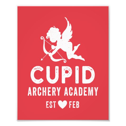 Cupido Archery Academy Foto Afdruk (Voorkant)