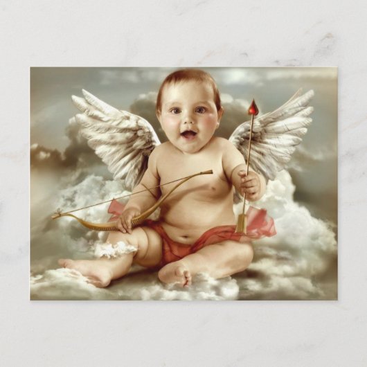 cupido baby briefkaart (Voorkant)