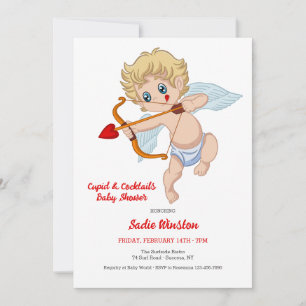 Cupido Baby shower Uitnodiging