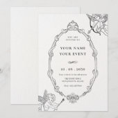  Cupido barokke lijst kunst Kaart (Voorkant / Achterkant)