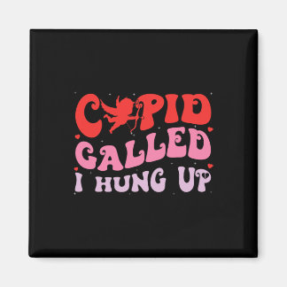 Cupido Belde Ik Hef Opgehangen Gelukkige Valentijn Magneet