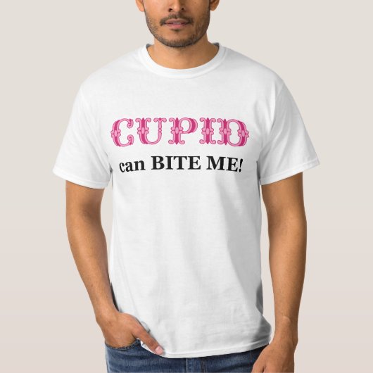 Cupido - bijt me t-shirt (Voorkant)