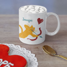 Cupido Cats Valentijnsdag gepersonaliseerd