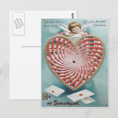Cupido Cherubijn Engel Kaleidoscoop Briefkaart (Voorkant / Achterkant)