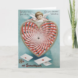 Cupido Cherubijn Engel Kaleidoscoop Feestdagen Kaart