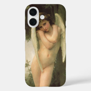 Cupido (Cupidon) engel portret door Bouguereau iPhone 16 Hoesje