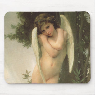 Cupido (Cupidon) engel portret door Bouguereau Muismat