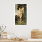 Cupido (Cupidon) engel portret door Bouguereau Poster (Keuken)