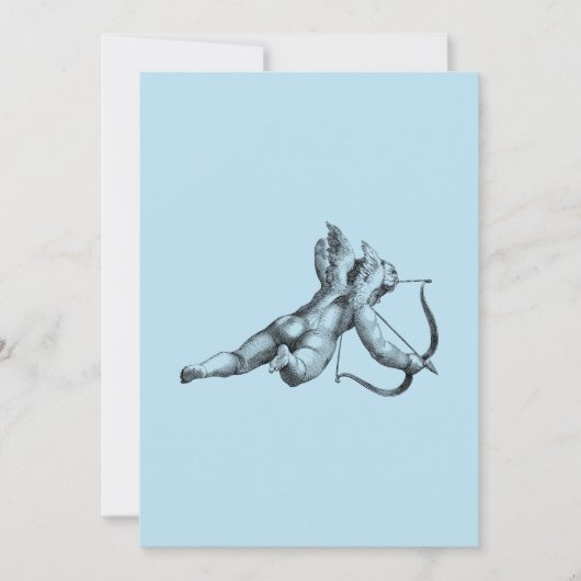 Cupido en Arrow Love Cherub Angel Kaart (Voorkant)