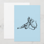 Cupido en Arrow Love Cherub Angel Kaart (Voorkant / Achterkant)