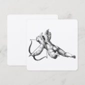Cupido en Arrow Love Cherub Angel Kaart (Voorkant / Achterkant)