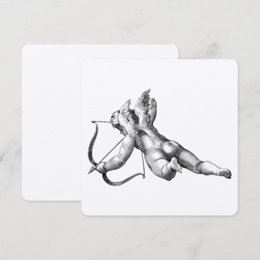  Cupido en Arrow Love Cherub Angel Kaart (Voorkant / Achterkant)