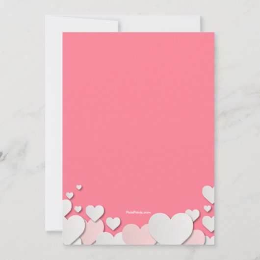 Cupido en Cocktails Party Uitnodigingen (Achterkant)