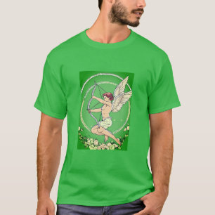 Cupido en Hart Tattoo Design T-shirt