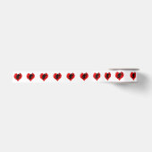 Cupido en Hart Valentijnsdag Satijnen Lint (Voorkant)