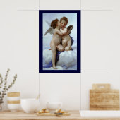 Cupido en Psyche als kinderen / Engel's eerste kus Poster (Keuken)